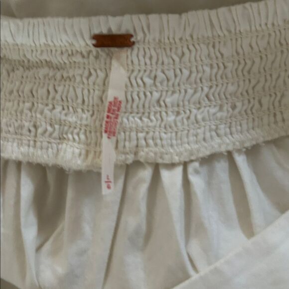 Free People Maeberrie Skirt, Ivory, Size Large, NWT, DISPLAY SKIRT - Picture 8 of 13